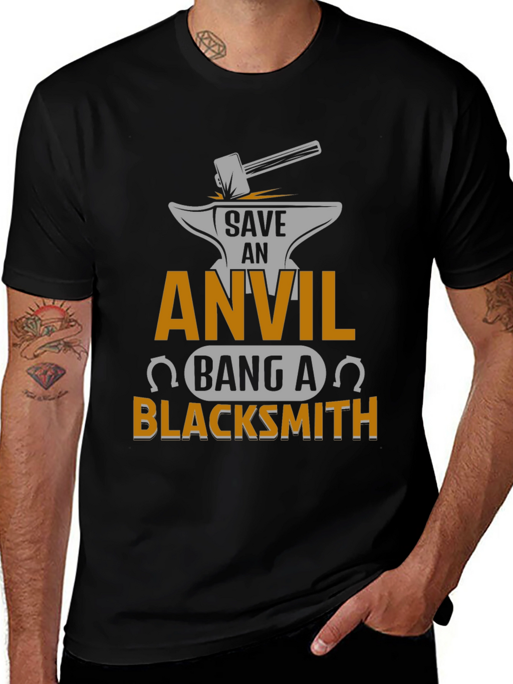 Save an Anvil Bang a Blacksmith T-Shirt