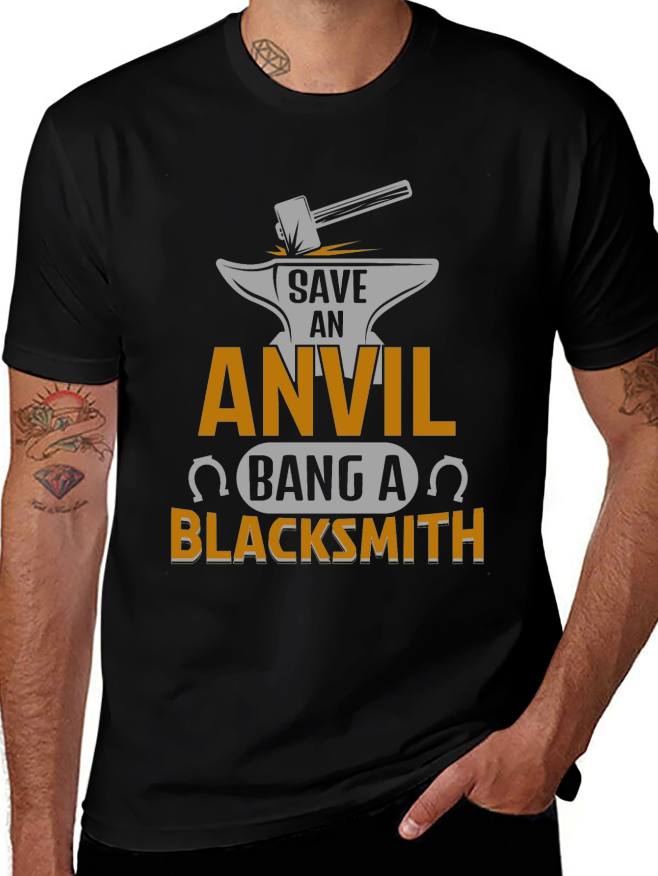 Save an Anvil Bang a Blacksmith T-Shirt