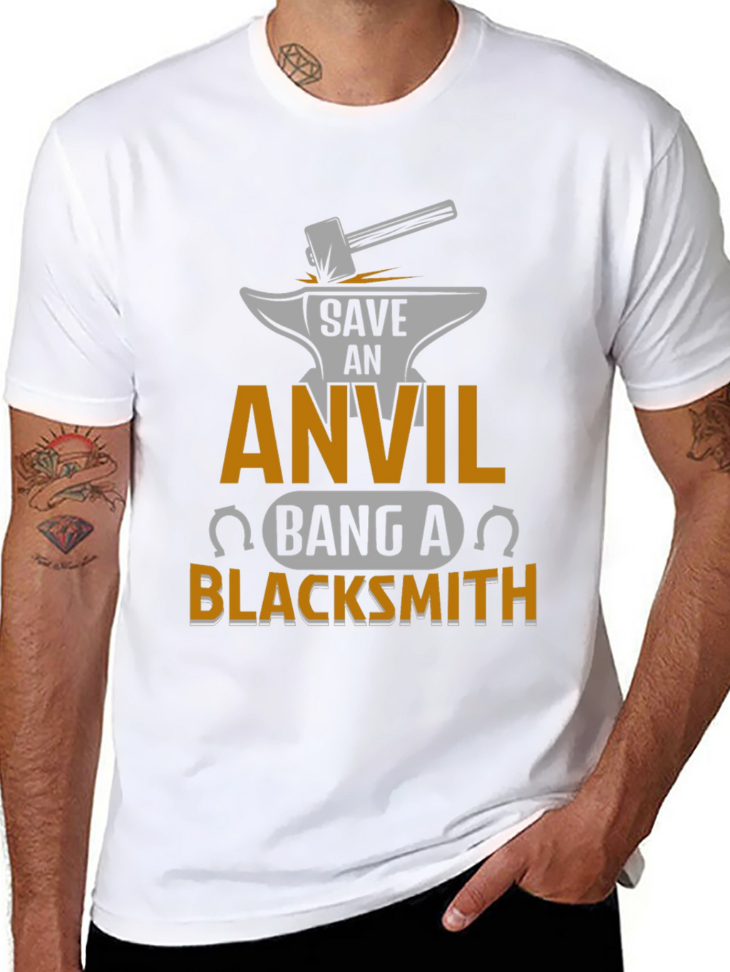 Save an Anvil Bang a Blacksmith T-Shirt