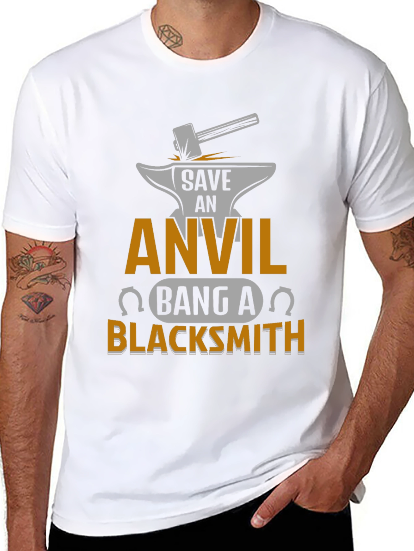 Save an Anvil Bang a Blacksmith T-Shirt