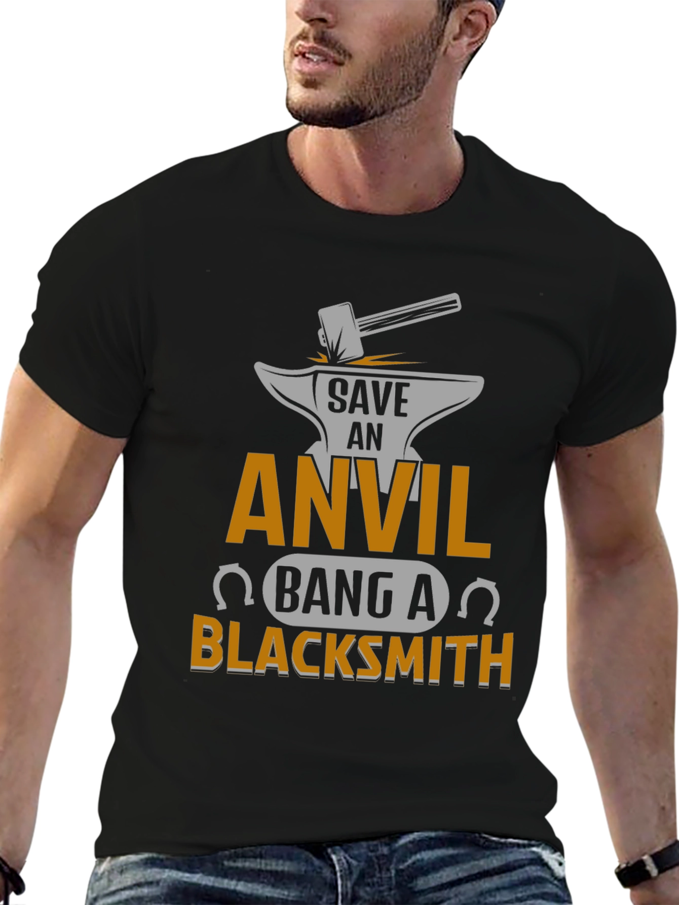 Save an Anvil Bang a Blacksmith T-Shirt