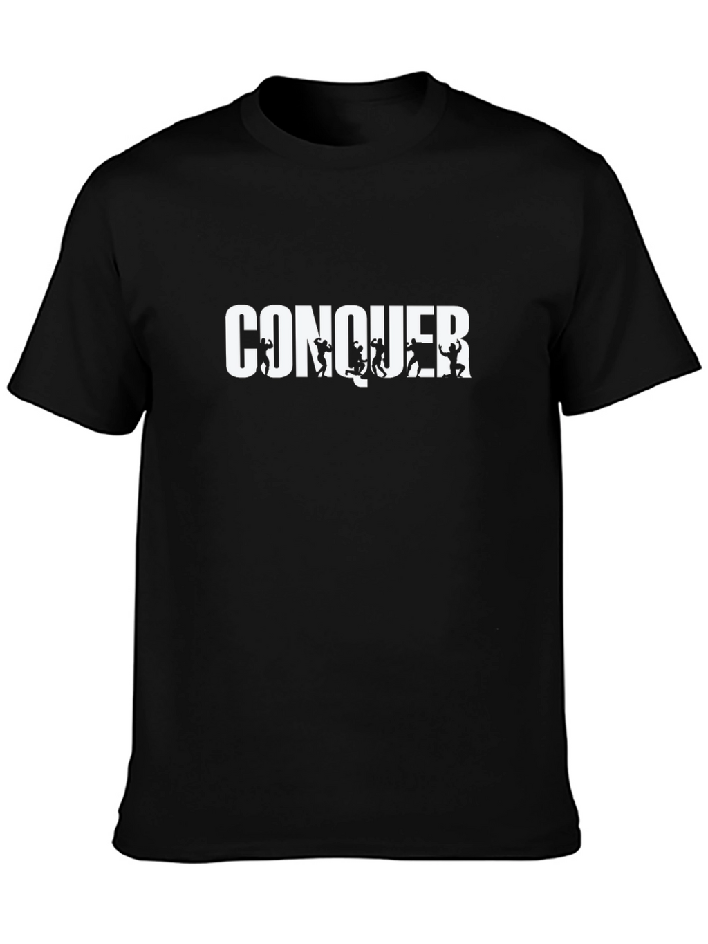 Conquer Graphic Tee - Mens Black T-Shirt