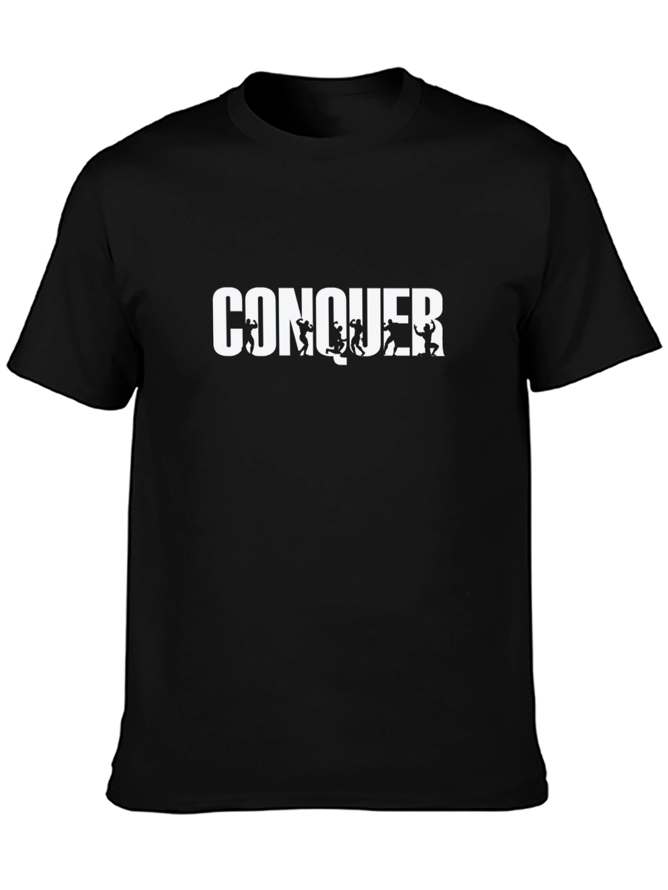Conquer Graphic Tee - Mens Black T-Shirt