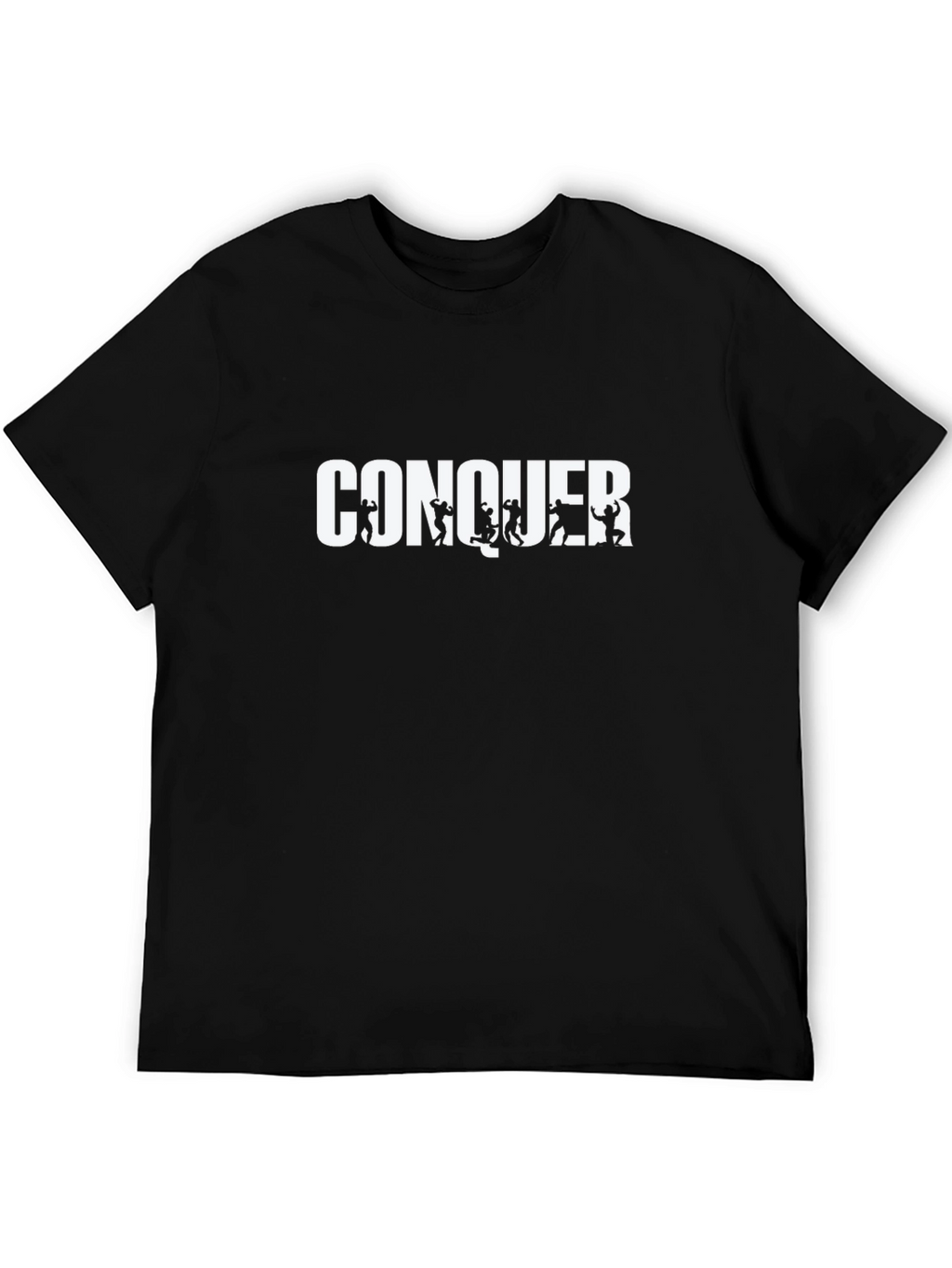 Conquer Graphic Tee - Mens Black T-Shirt