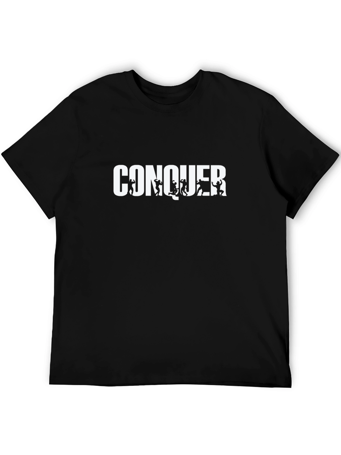 Conquer Graphic Tee - Mens Black T-Shirt
