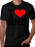 I Love R&B Graphic T-Shirt