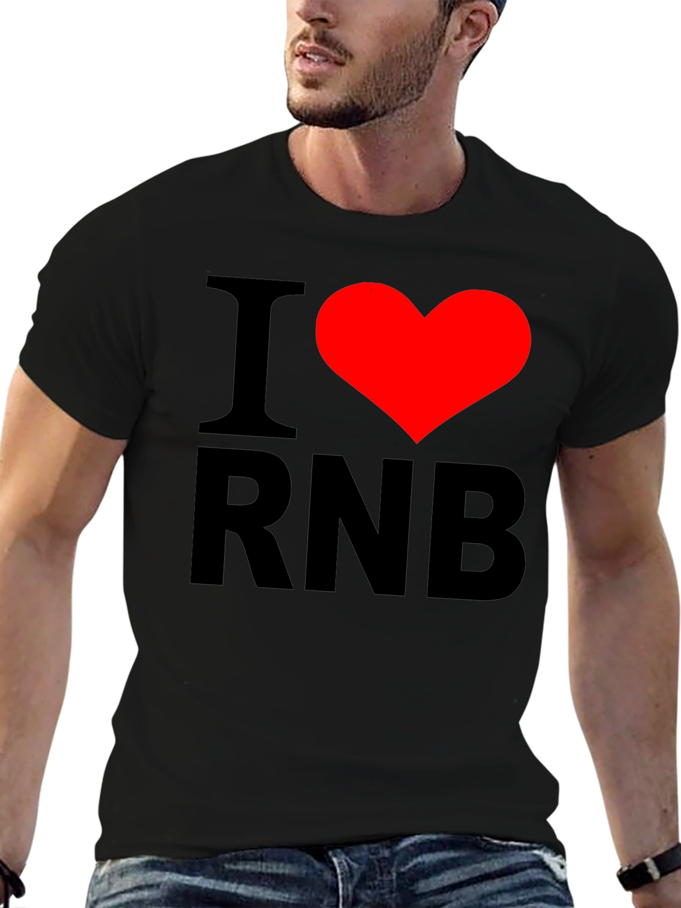 I Love R&B Graphic T-Shirt