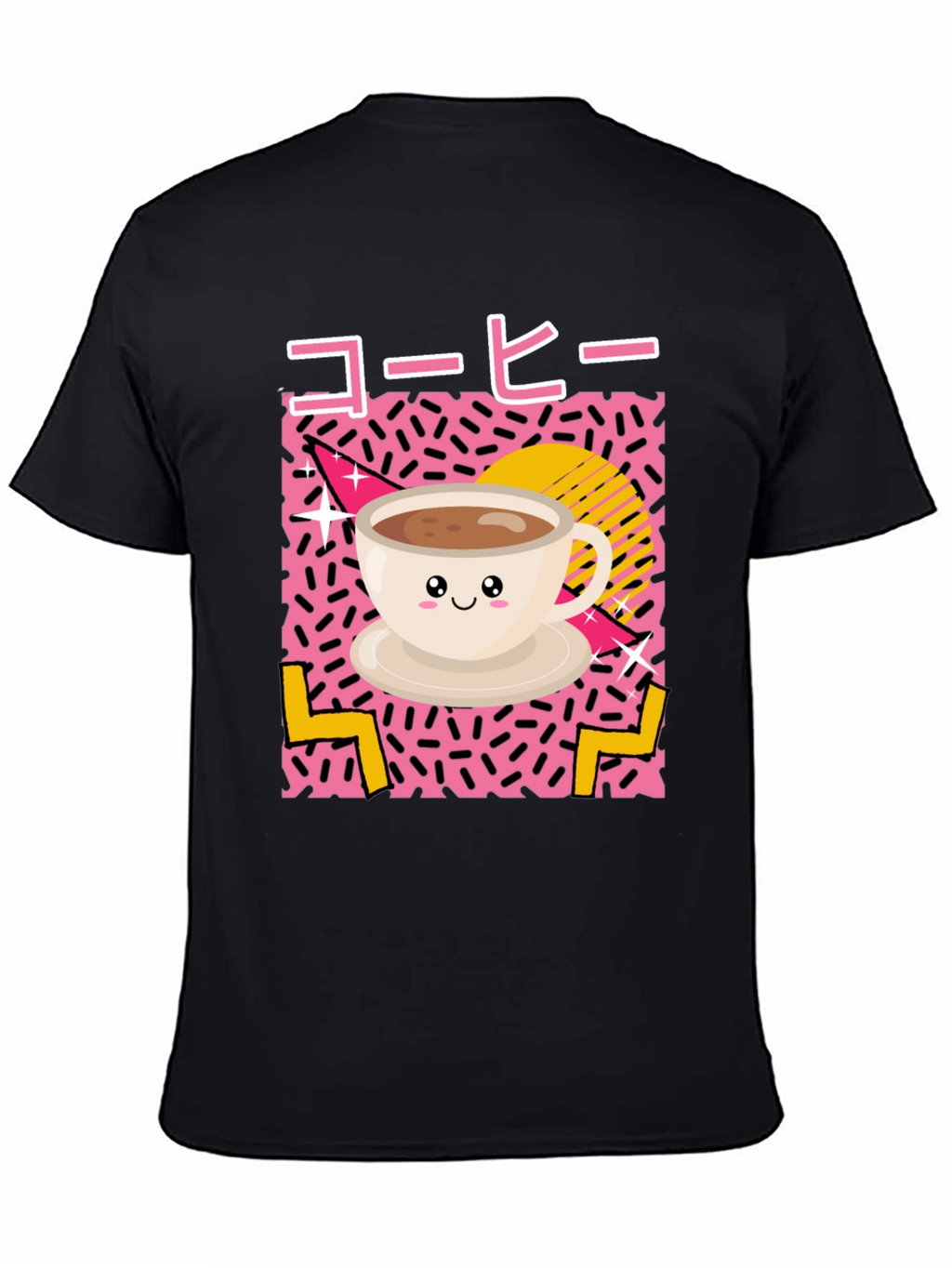 Kawaii Coffee T-Shirt - 80s Retro Aesthetic