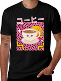 Kawaii Coffee T-Shirt - 80s Retro Aesthetic