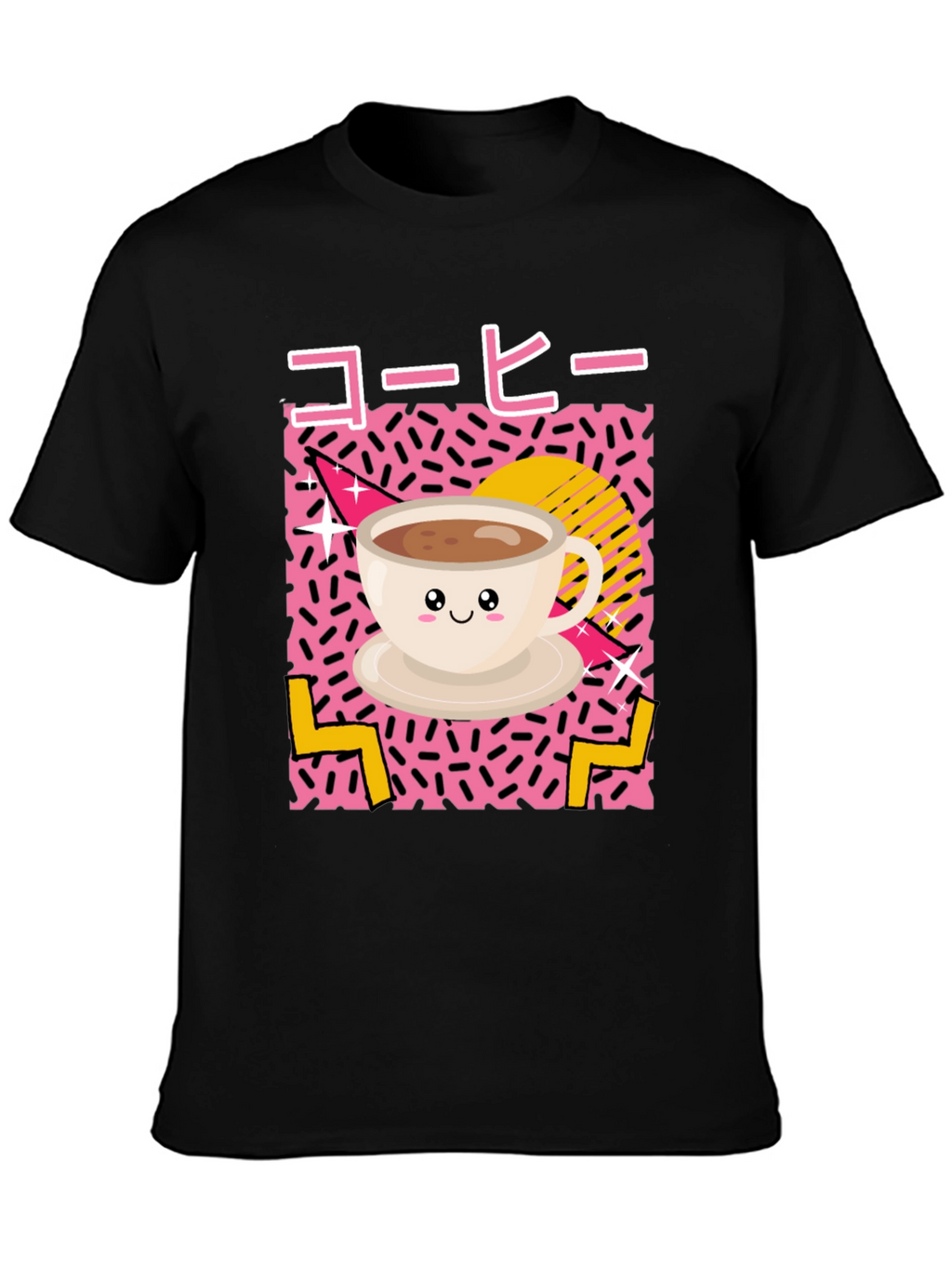 Kawaii Coffee T-Shirt - 80s Retro Aesthetic