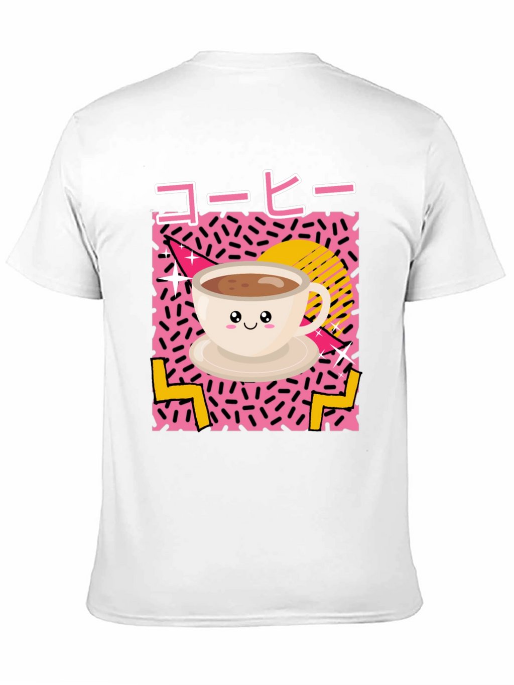 Kawaii Coffee T-Shirt - 80s Retro Aesthetic