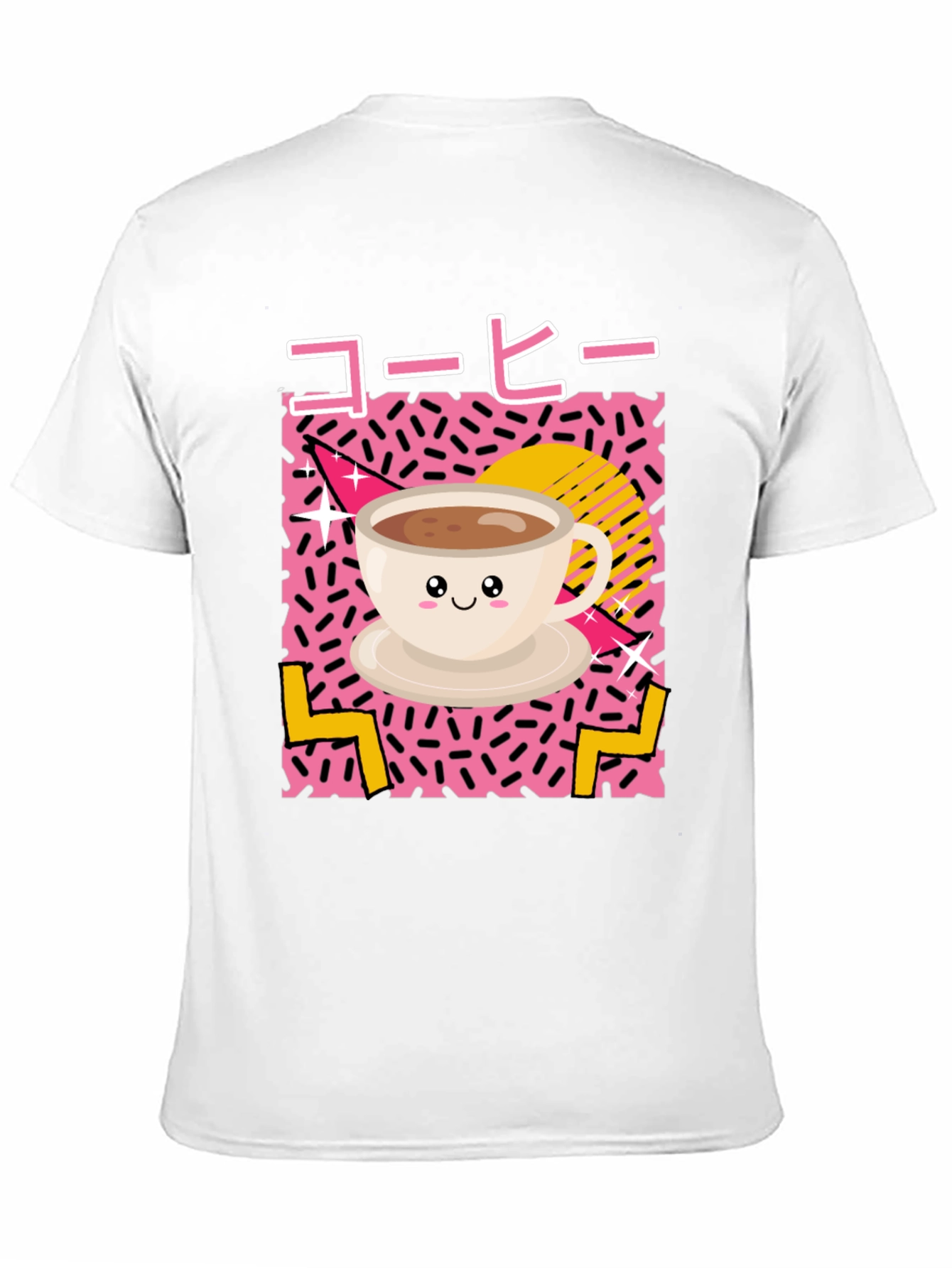 Kawaii Coffee T-Shirt - 80s Retro Aesthetic
