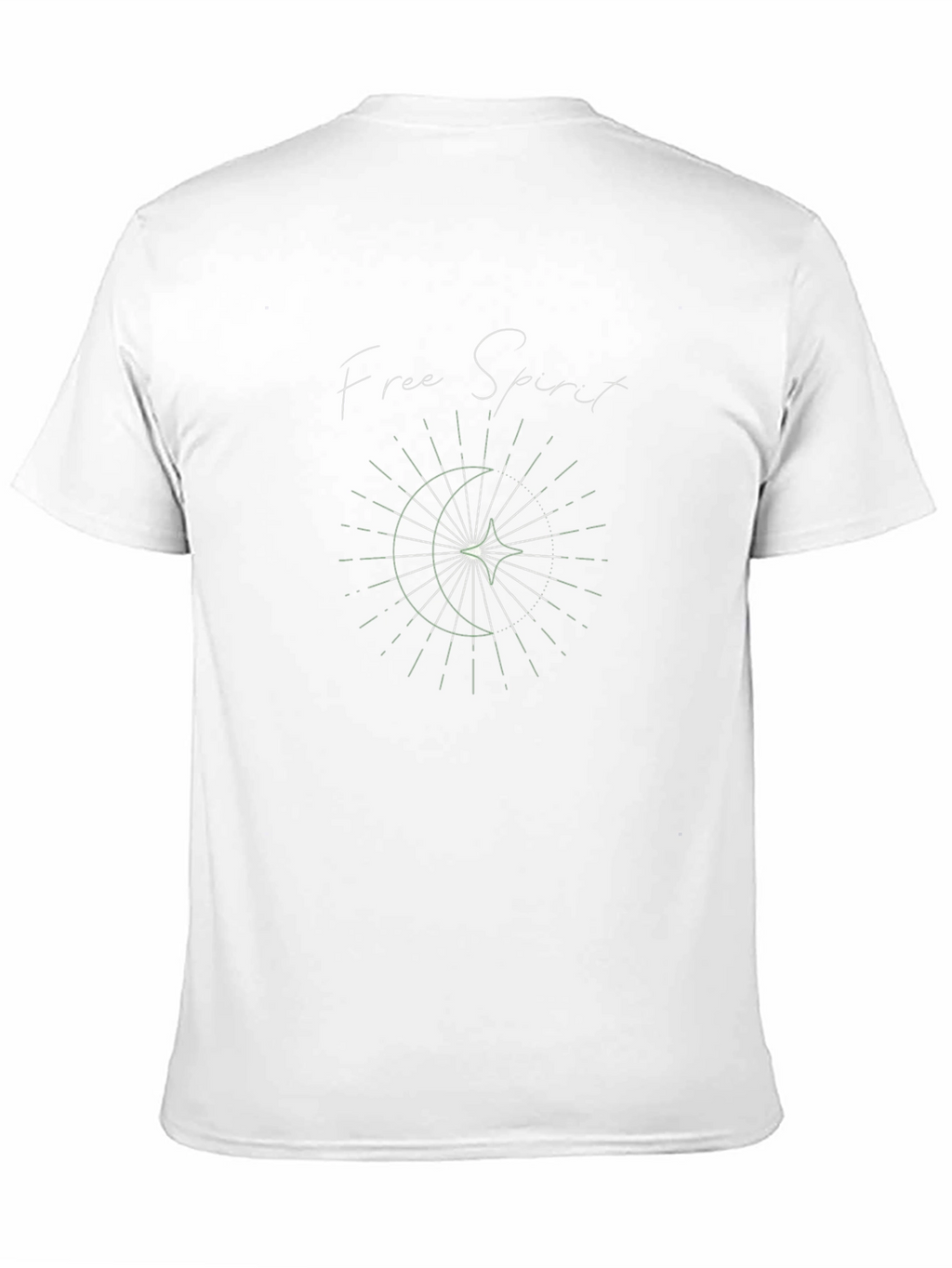 Free Spirit Graphic Tee - Soft Black Cotton T-Shirt