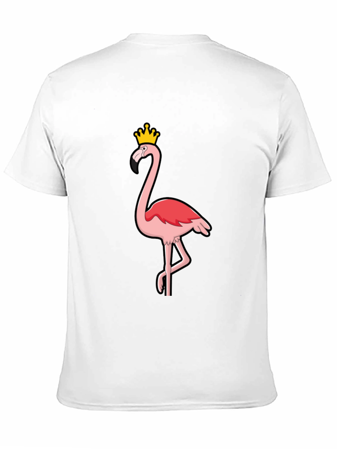 Flamingo King Graphic Tee - Black