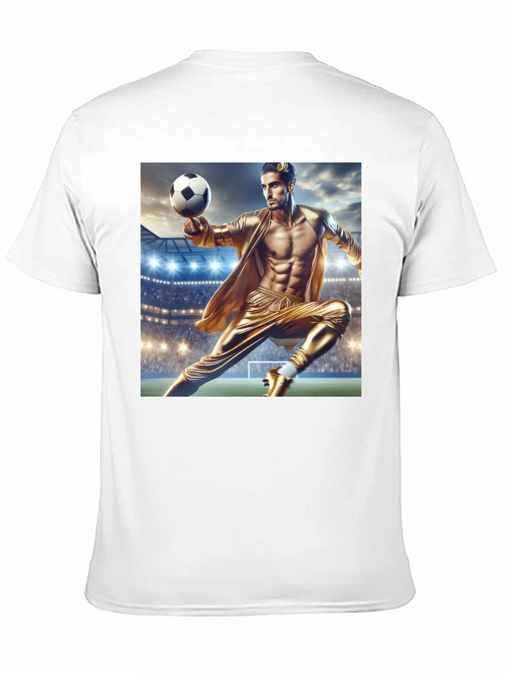 Soccer Star Graphic Tee - Black