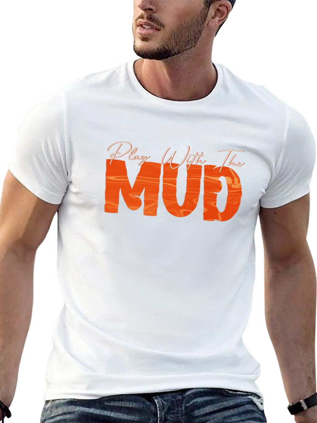 Play With The Mud Black T-Shirt