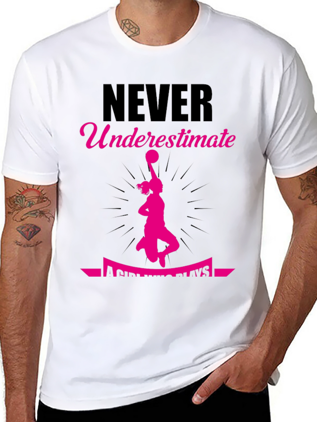 Never Underestimate a Girl Who Plays T-Shirt
