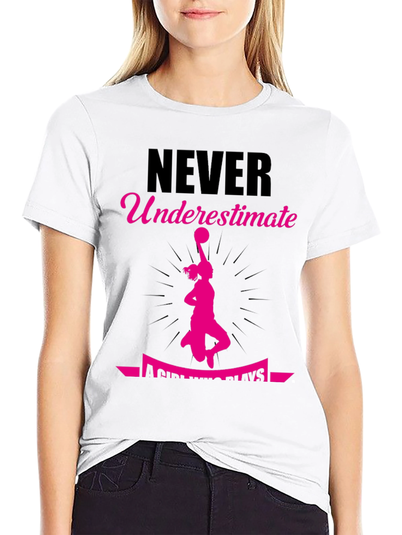 Never Underestimate a Girl Who Plays T-Shirt