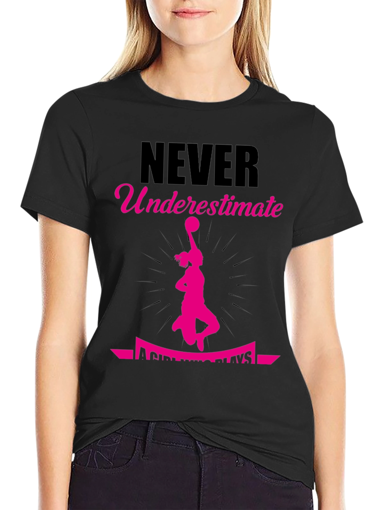 Never Underestimate a Girl Who Plays T-Shirt
