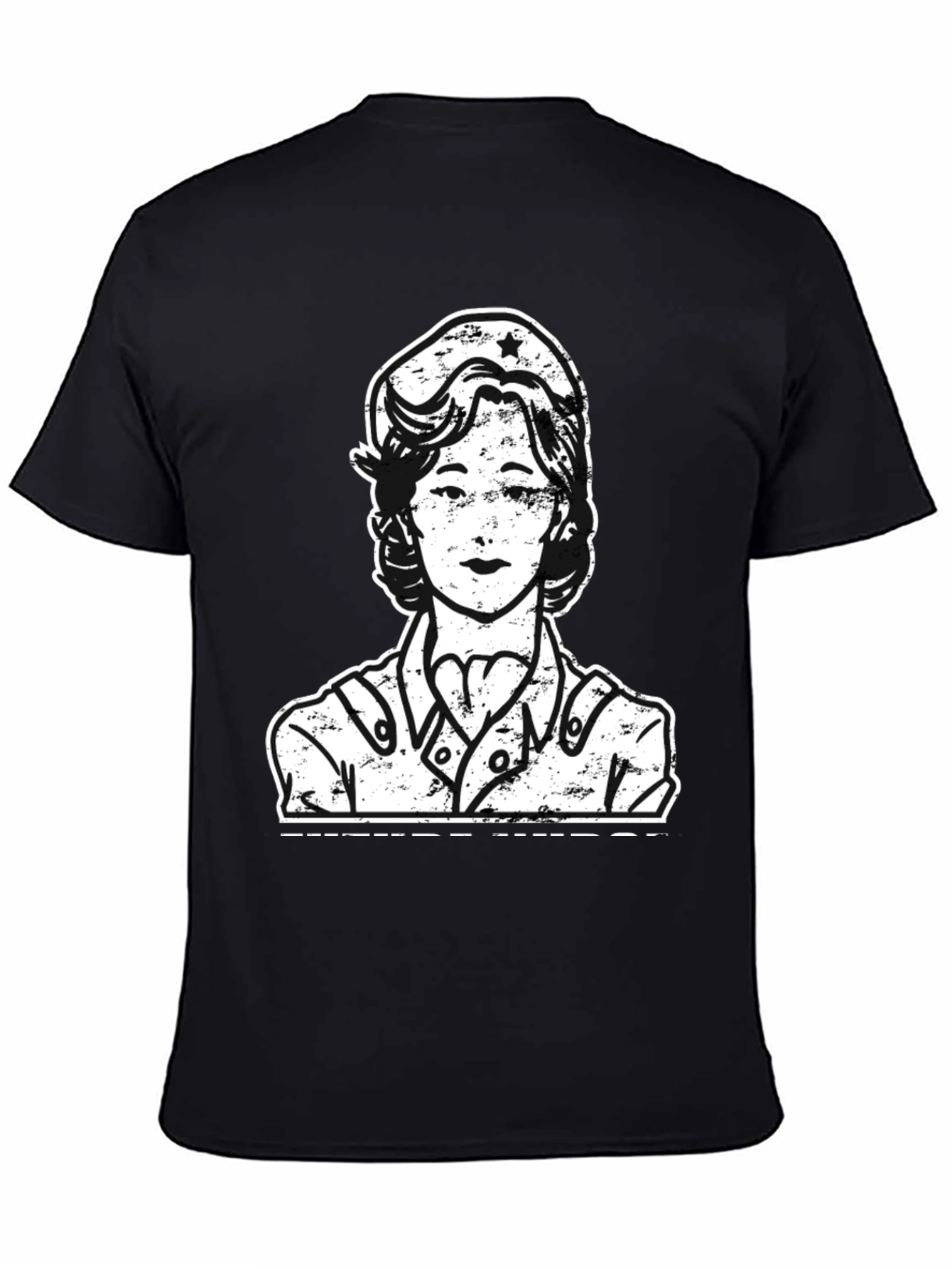 Vintage Nurse Graphic Tee - Unisex Cotton T-Shirt