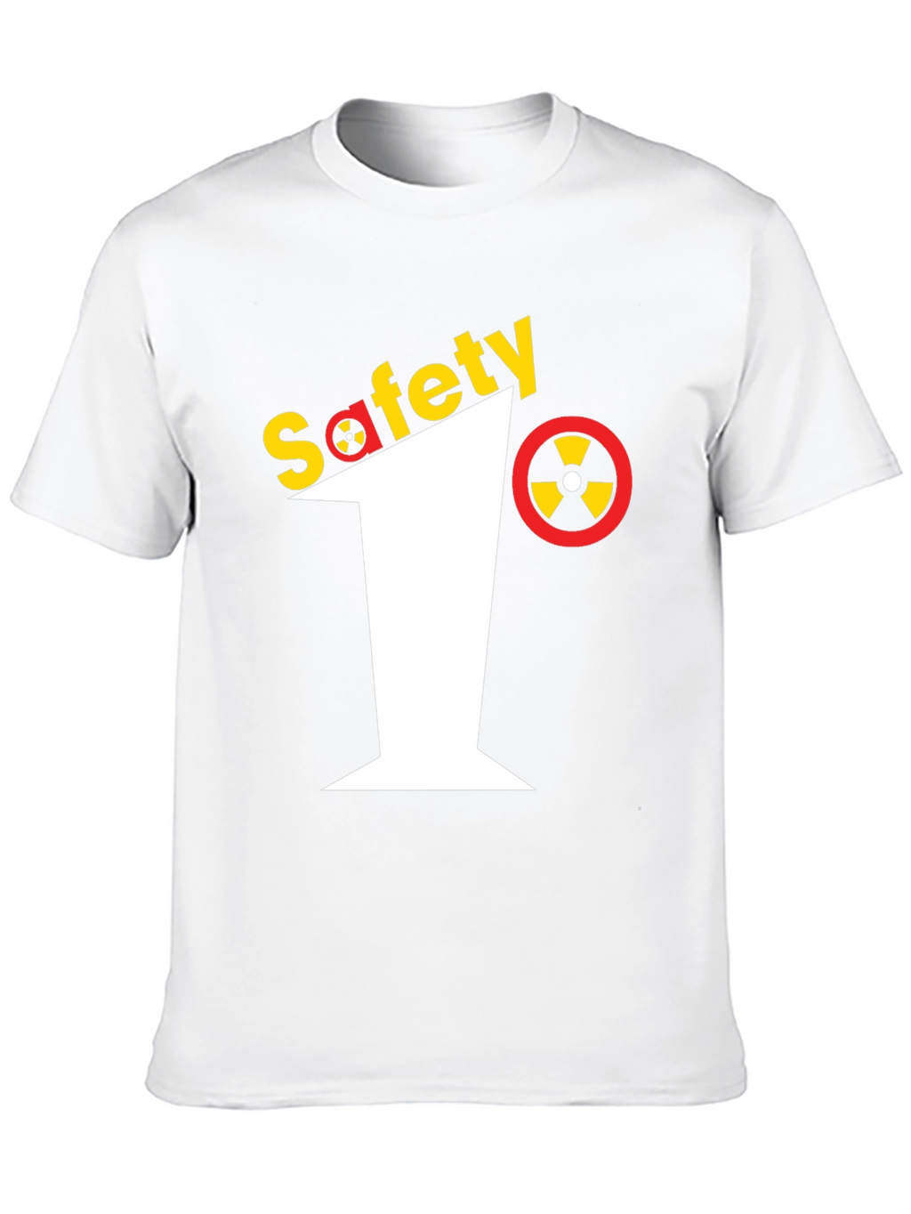 Safety First Graphic Tee - Black Crew Neck T-Shirt