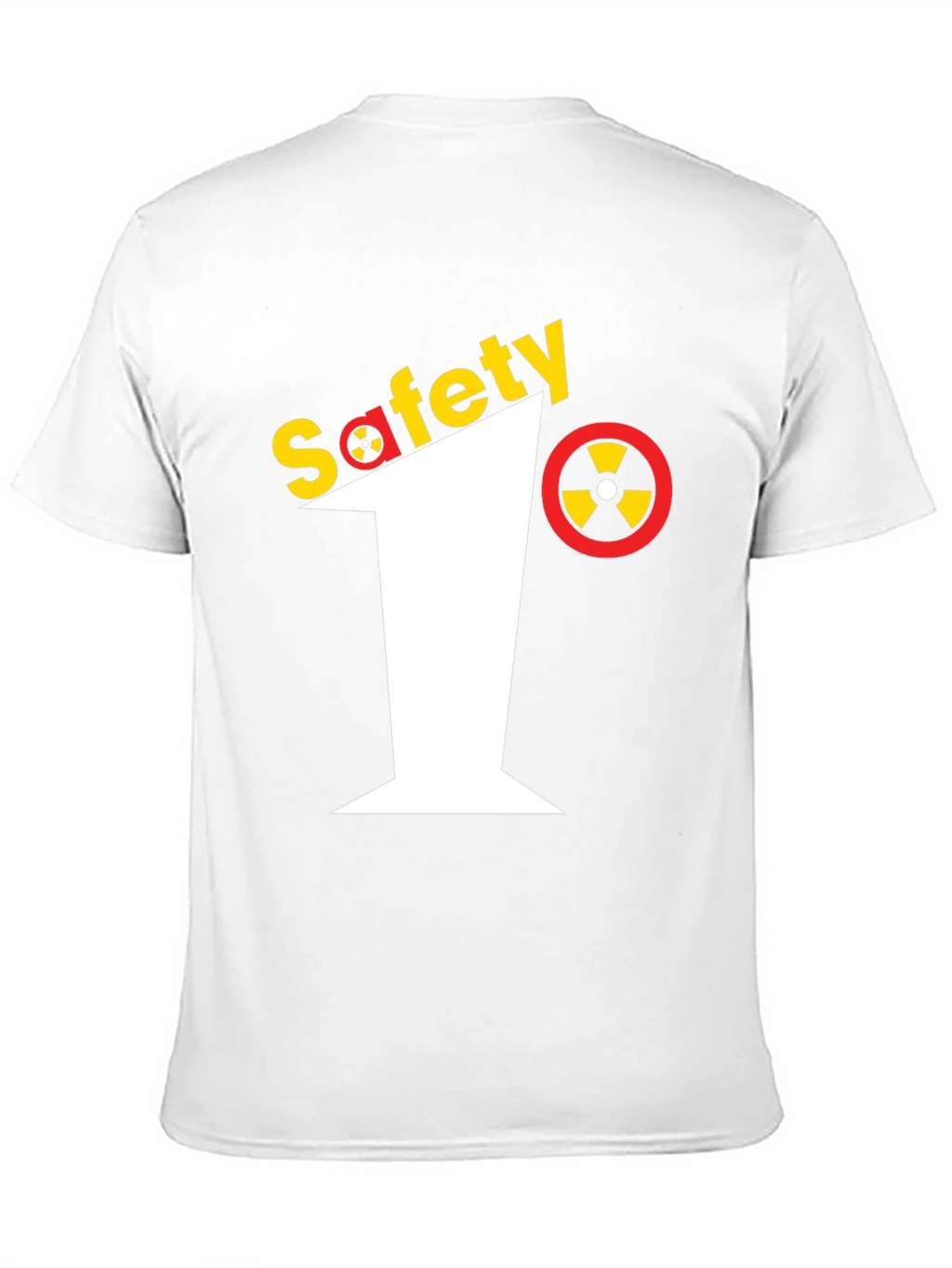 Safety First Graphic Tee - Black Crew Neck T-Shirt