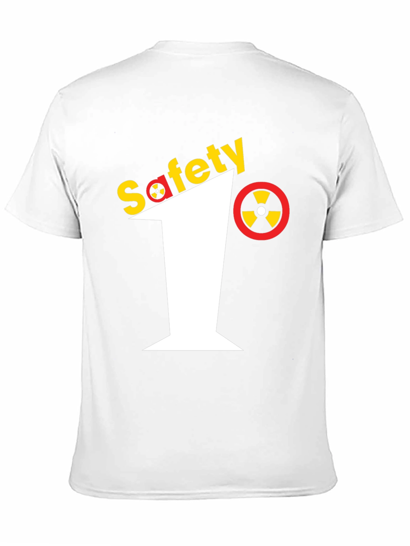 Safety First Graphic Tee - Black Crew Neck T-Shirt