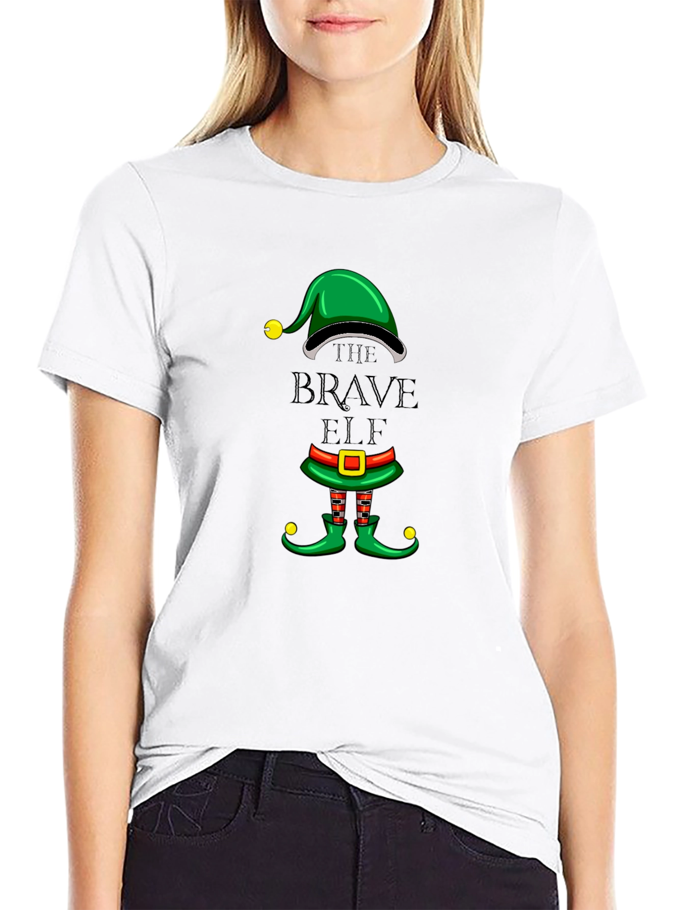 Festive The Brave Elf Graphic Tee
