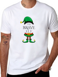 Festive The Brave Elf Graphic Tee