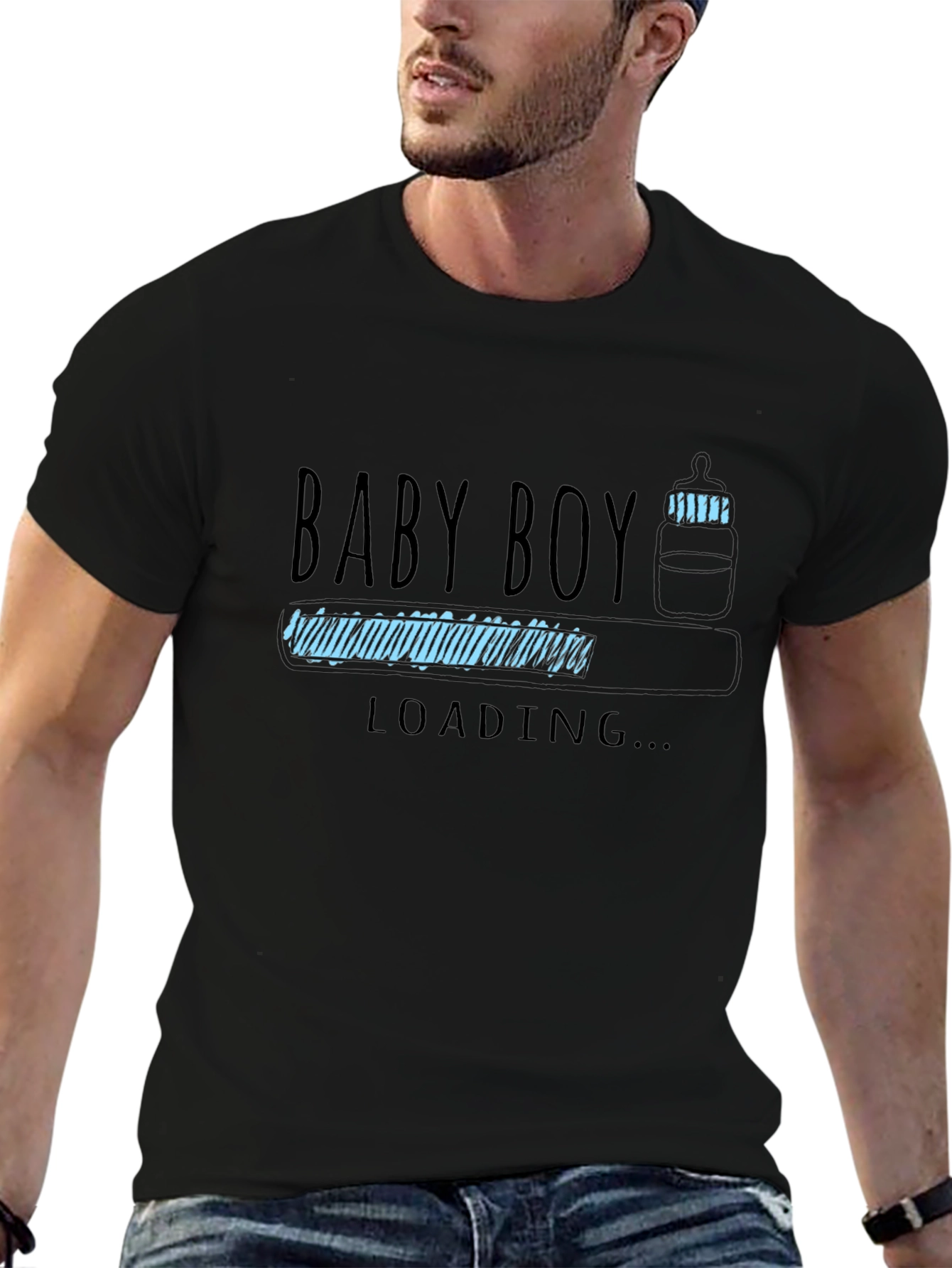 Baby Boy Loading T-Shirt - New Dad Gift
