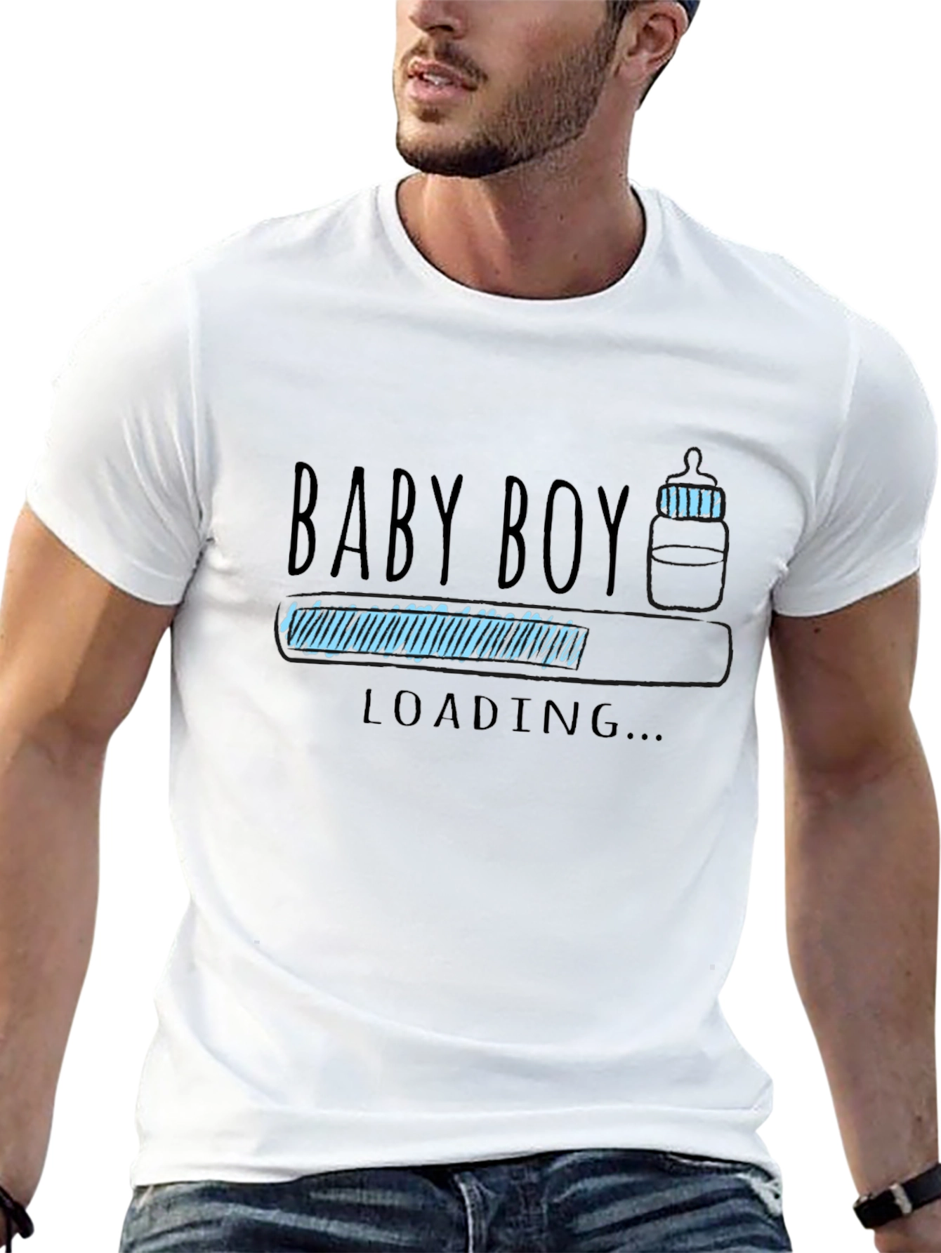Baby Boy Loading T-Shirt - New Dad Gift