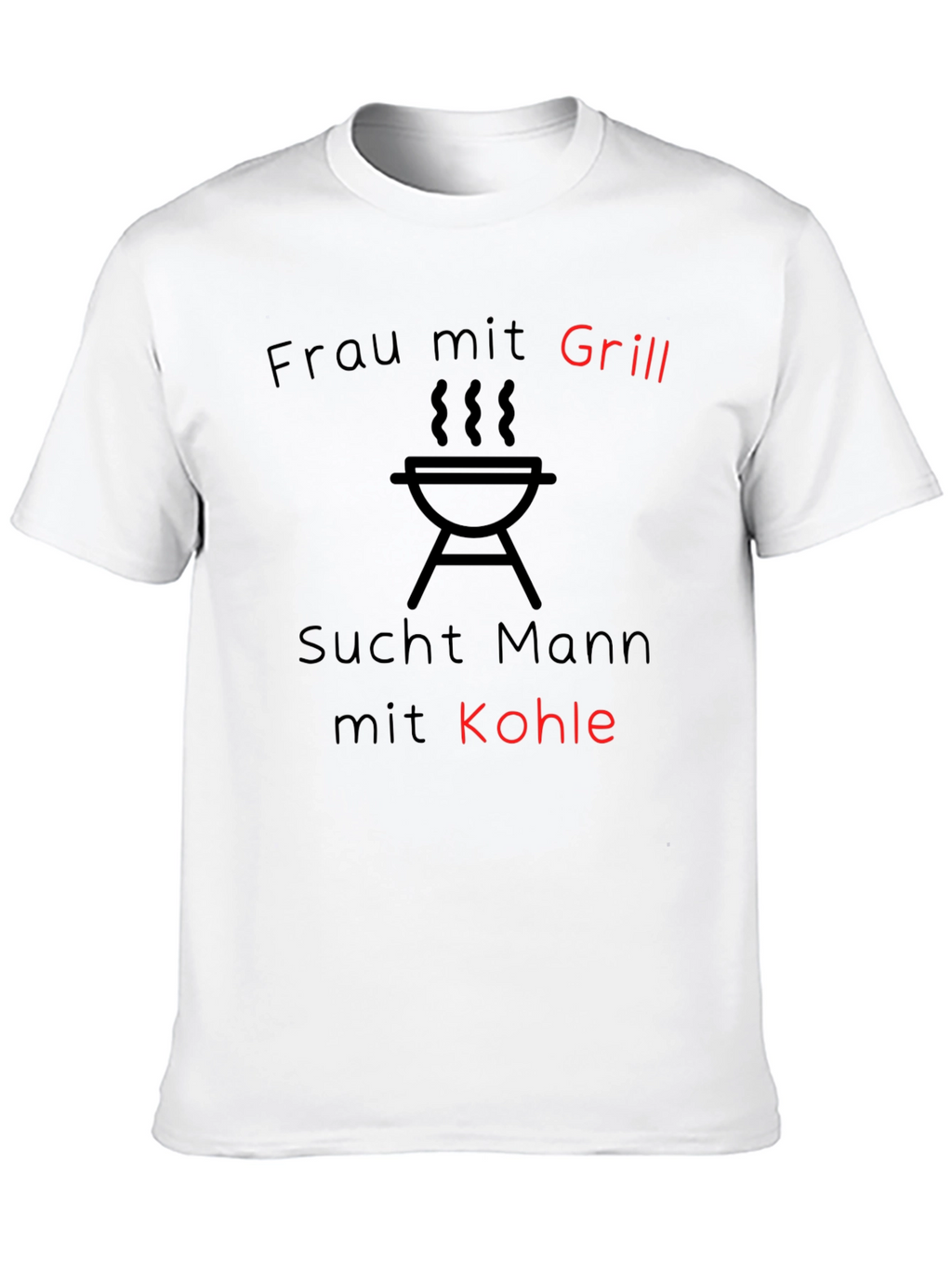 Frau Mit Grill - Mens Graphic T-Shirt
