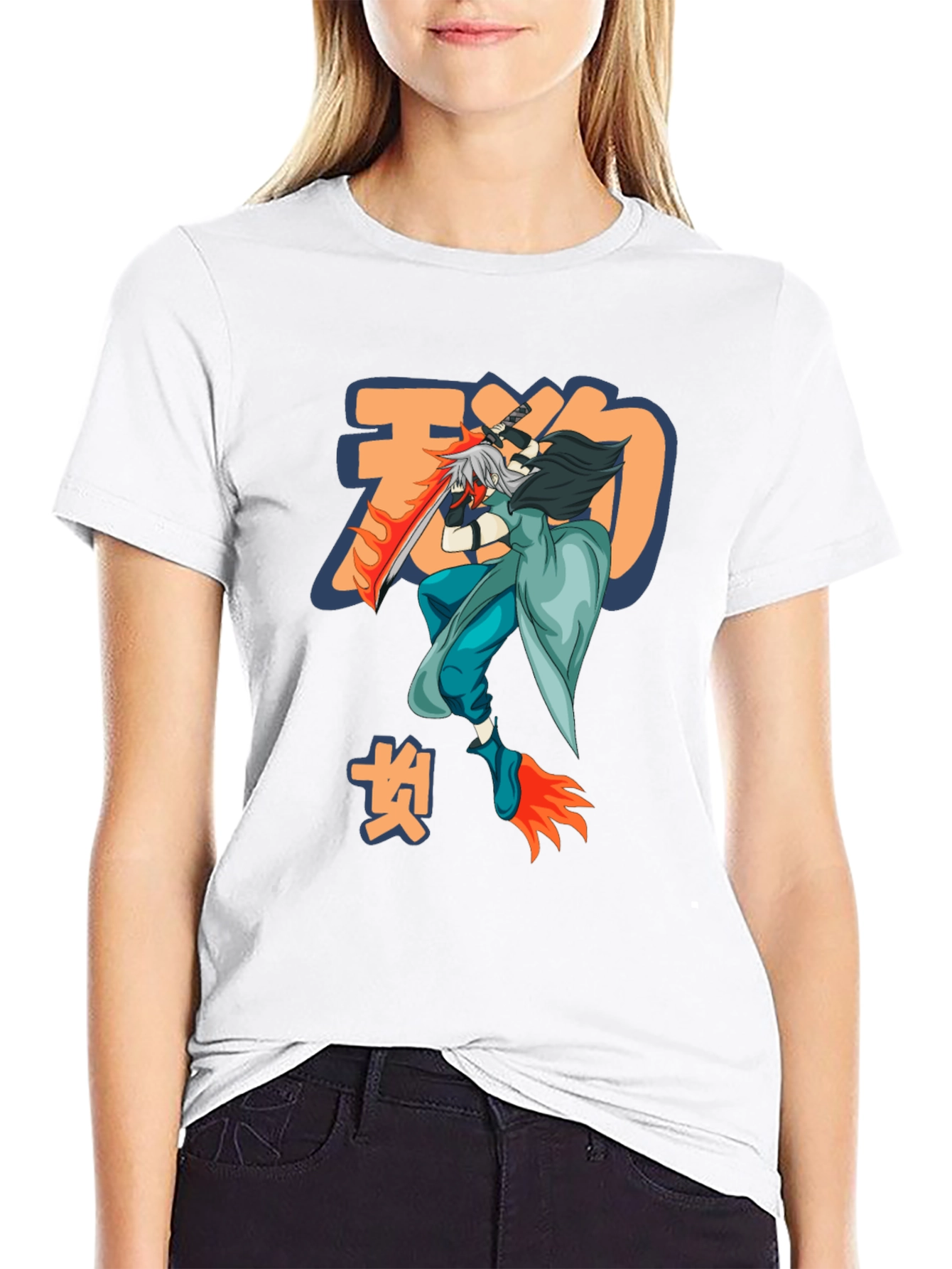 Anime-Inspired Graphic T-Shirt