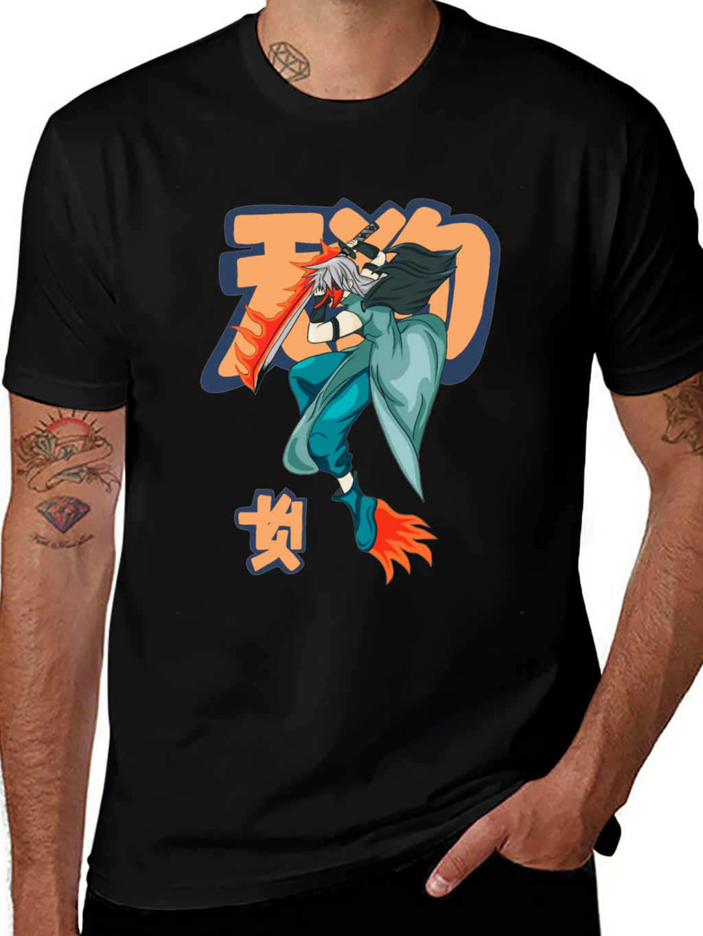Anime-Inspired Graphic T-Shirt