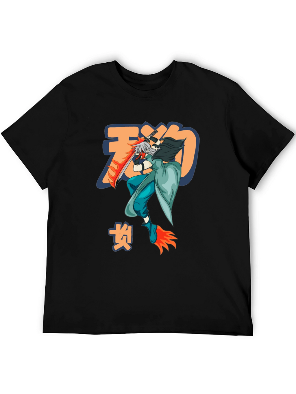 Anime-Inspired Graphic T-Shirt