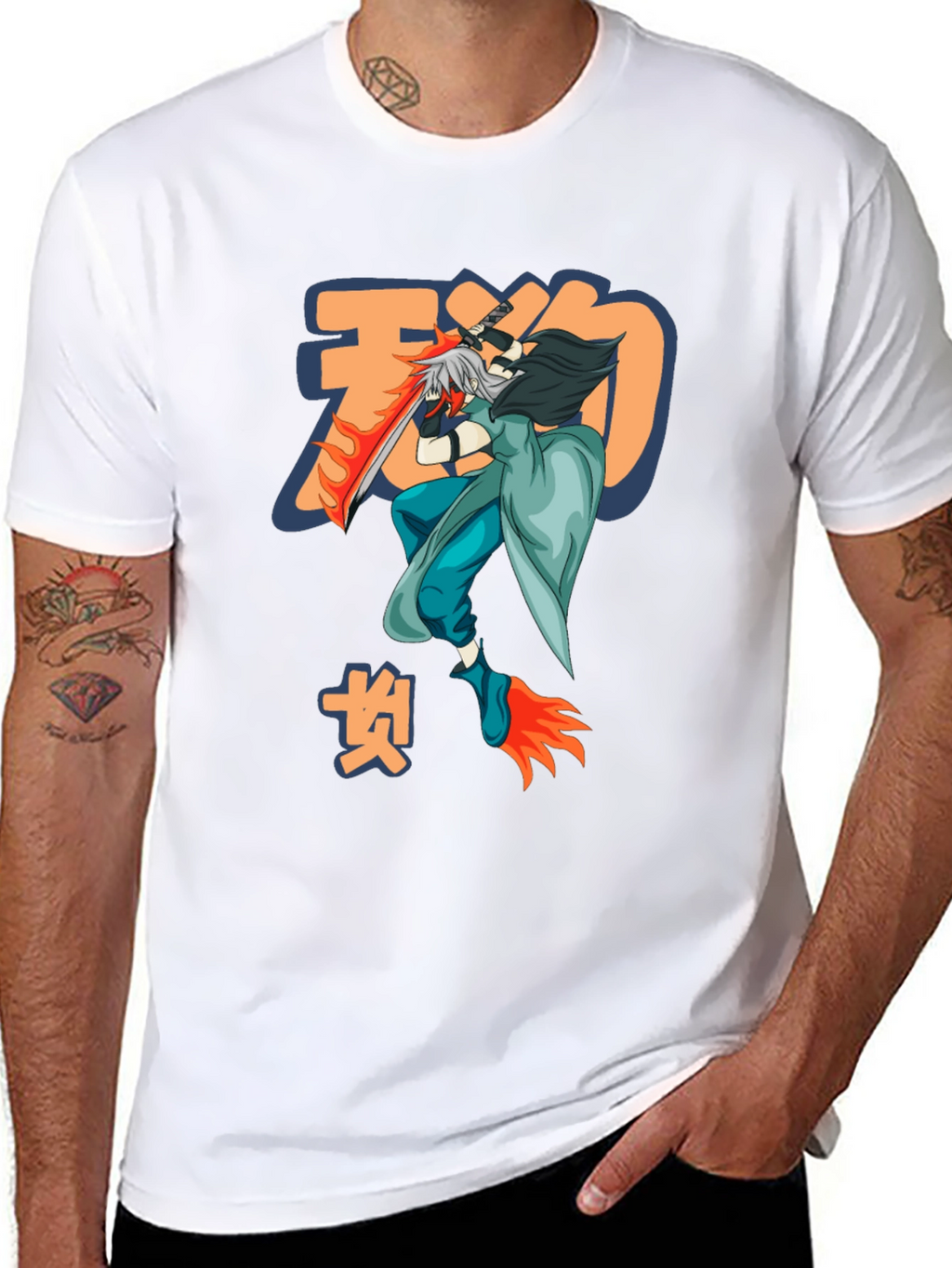 Anime-Inspired Graphic T-Shirt