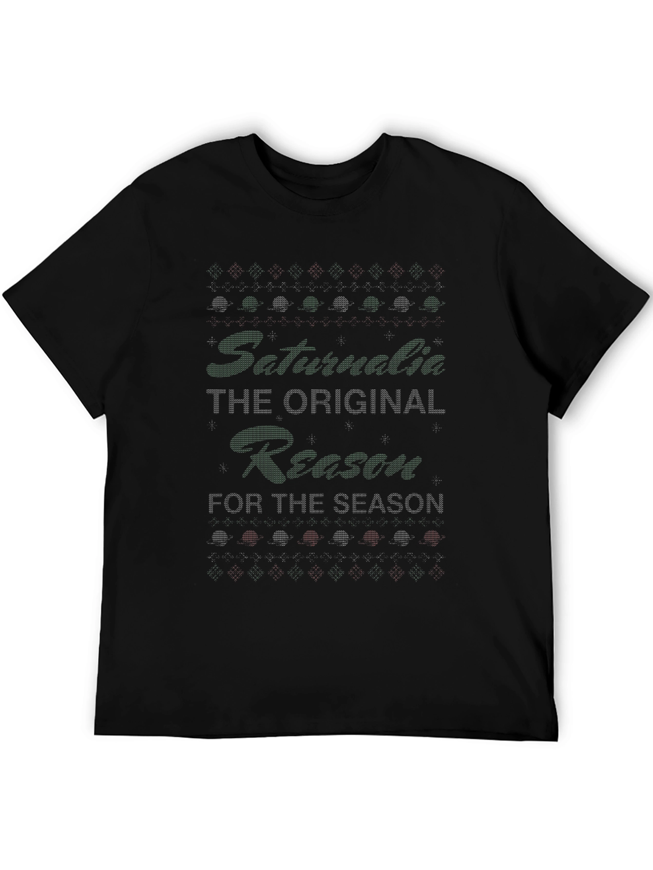 Saturnalia Ugly Christmas Sweater T-Shirt