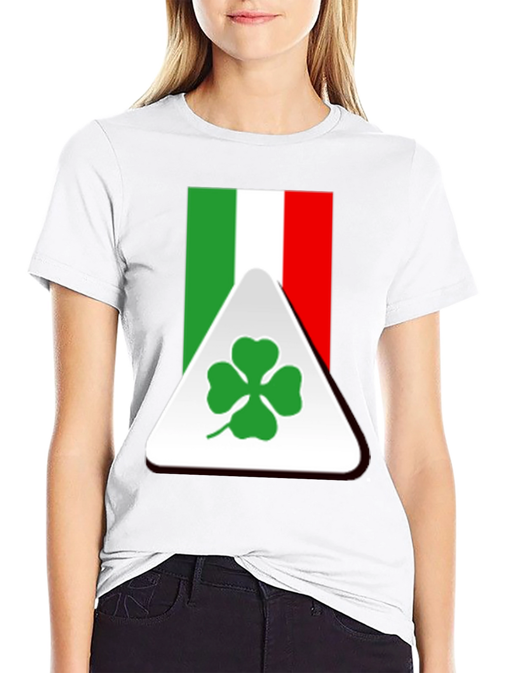 Italian Flag Clover T-Shirt