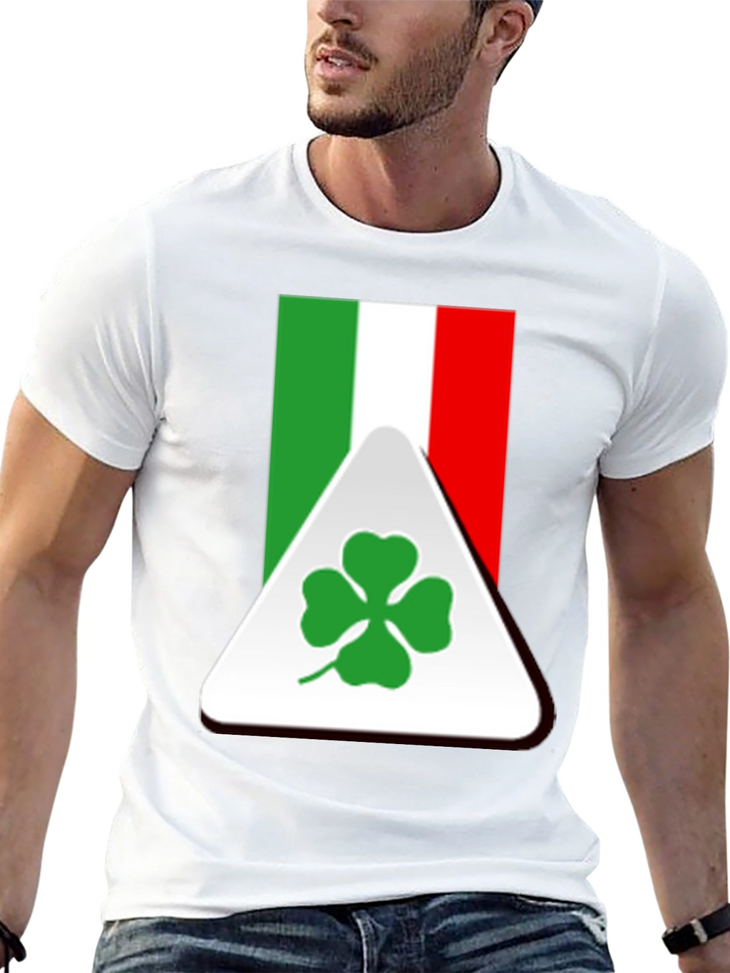 Italian Flag Clover T-Shirt