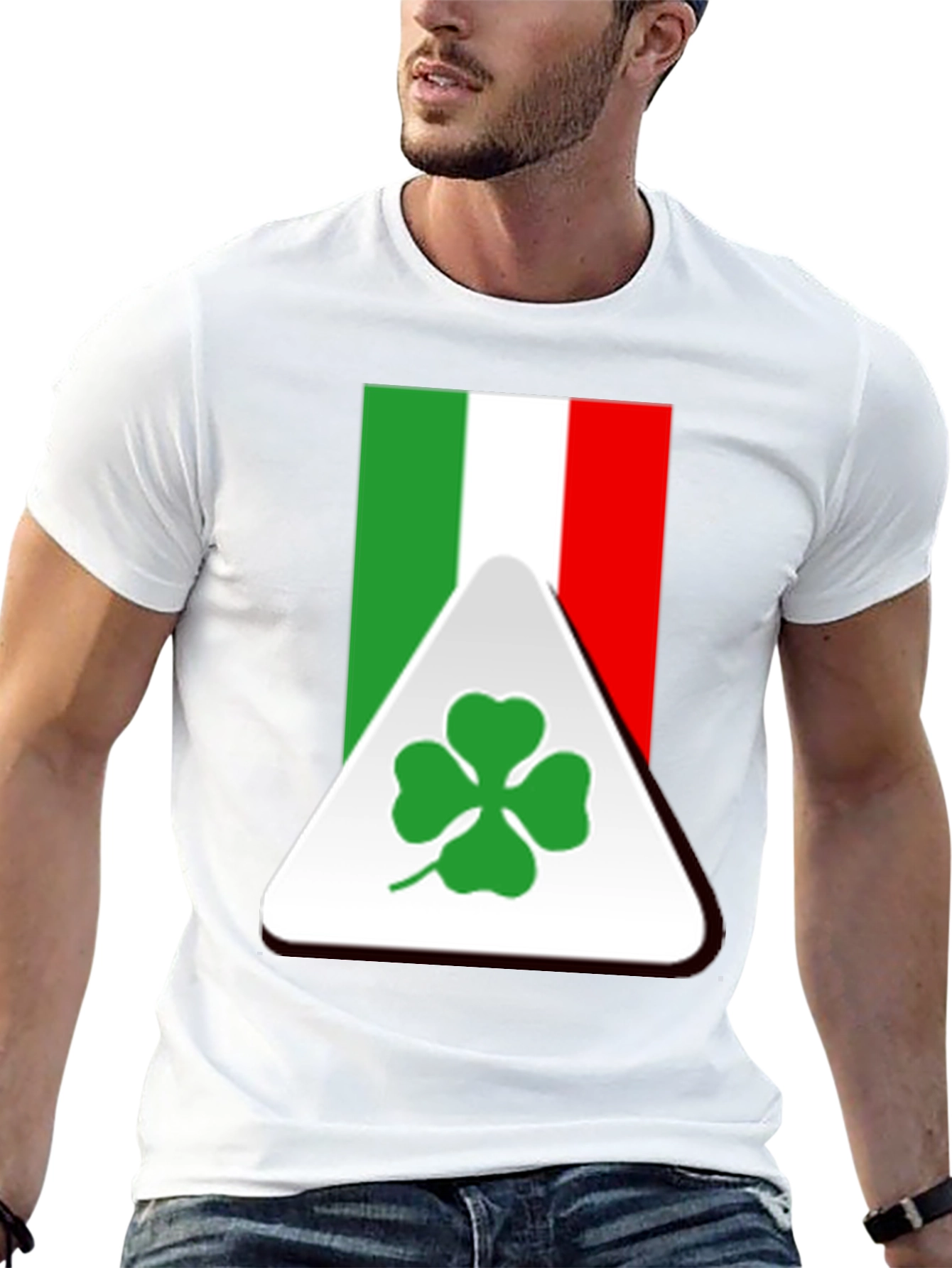 Italian Flag Clover T-Shirt