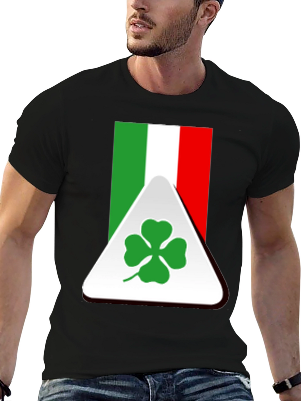 Italian Flag Clover T-Shirt