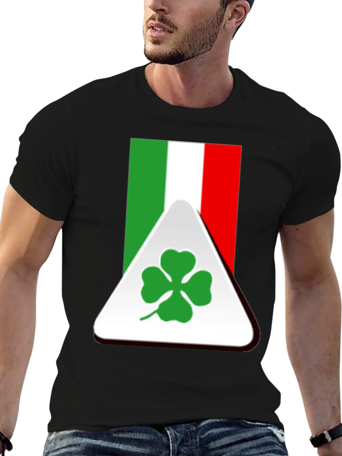 Italian Flag Clover T-Shirt