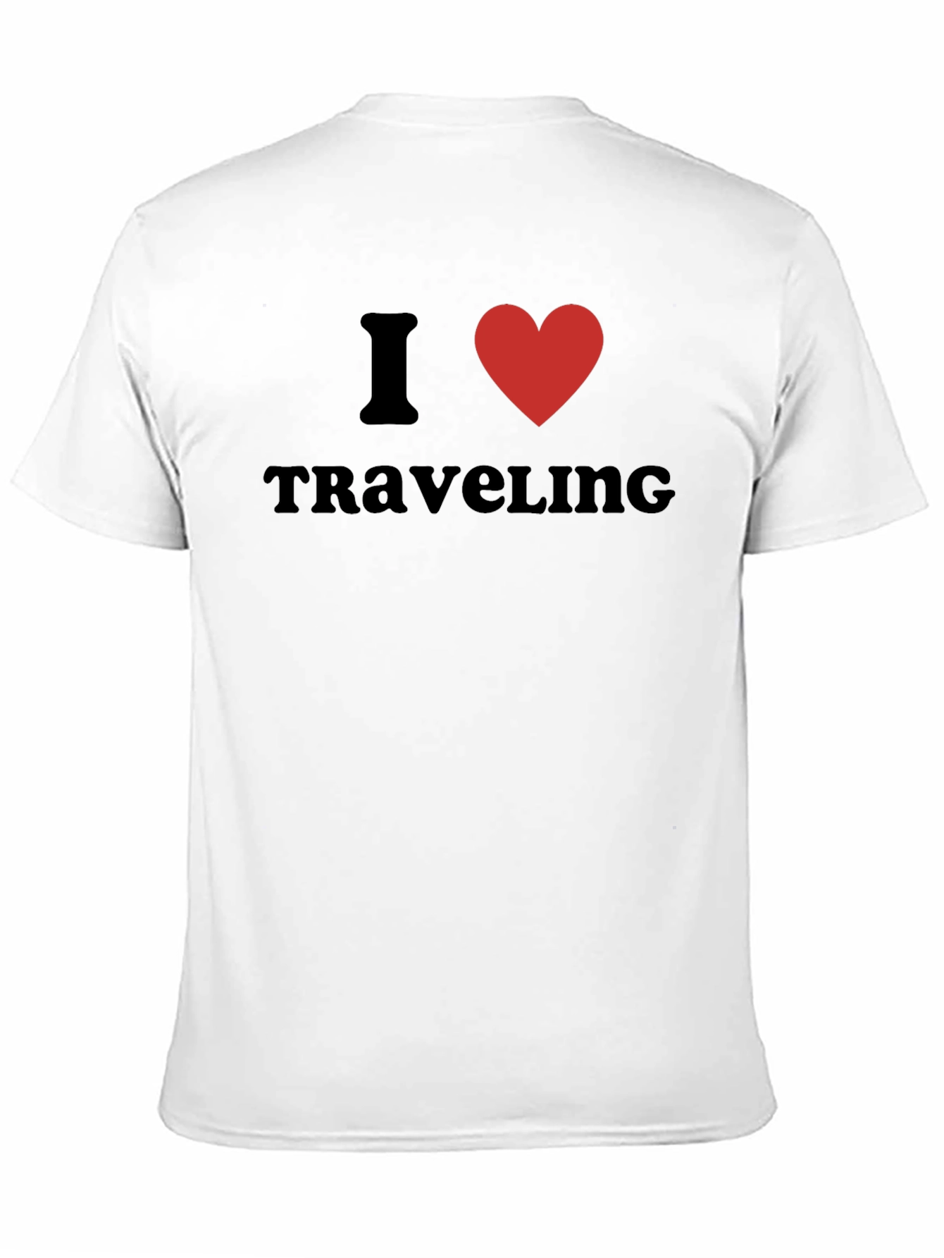 I Heart Traveling Black T-Shirt