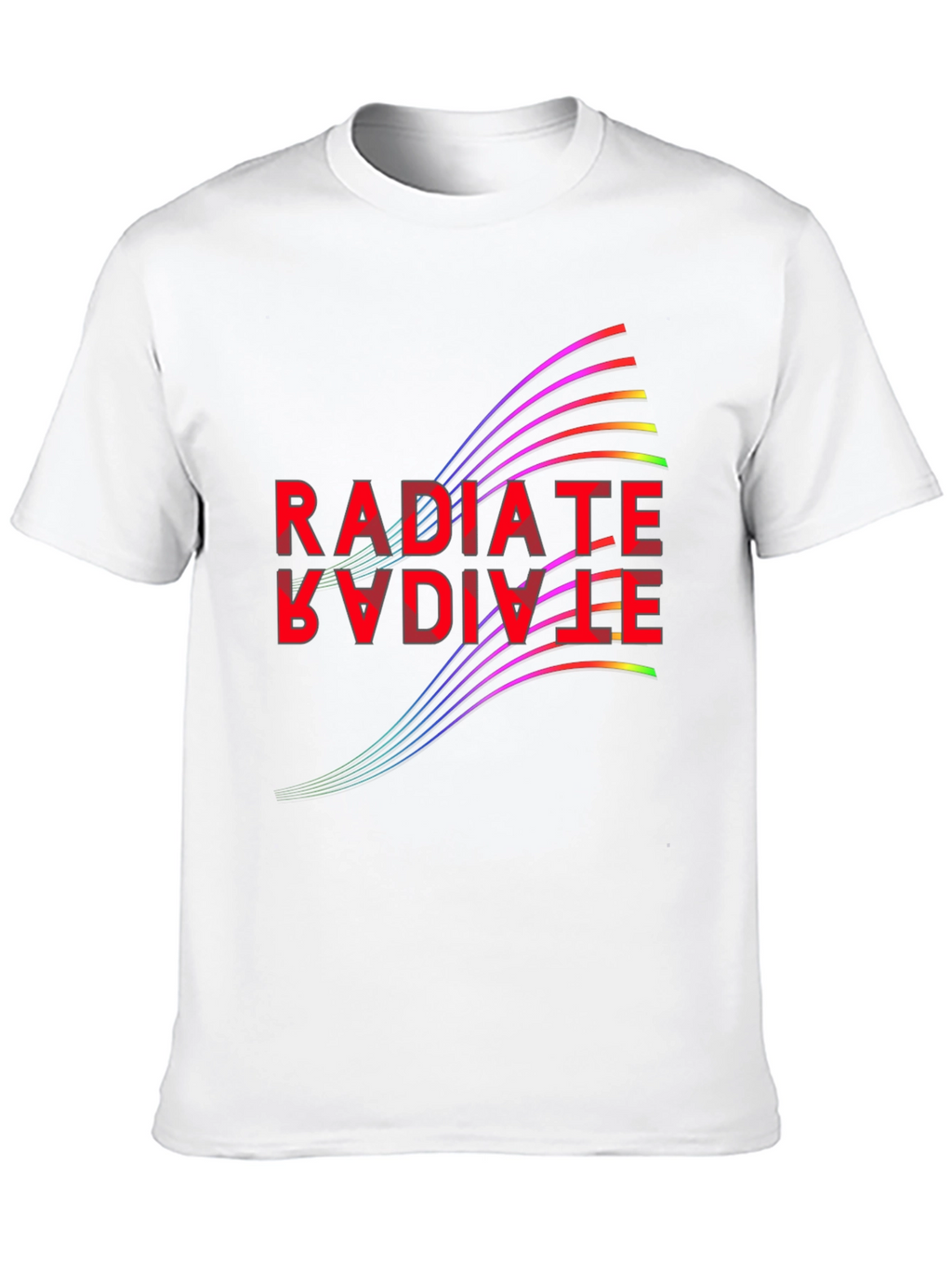 Radiate Positive Vibes Black Graphic Tee