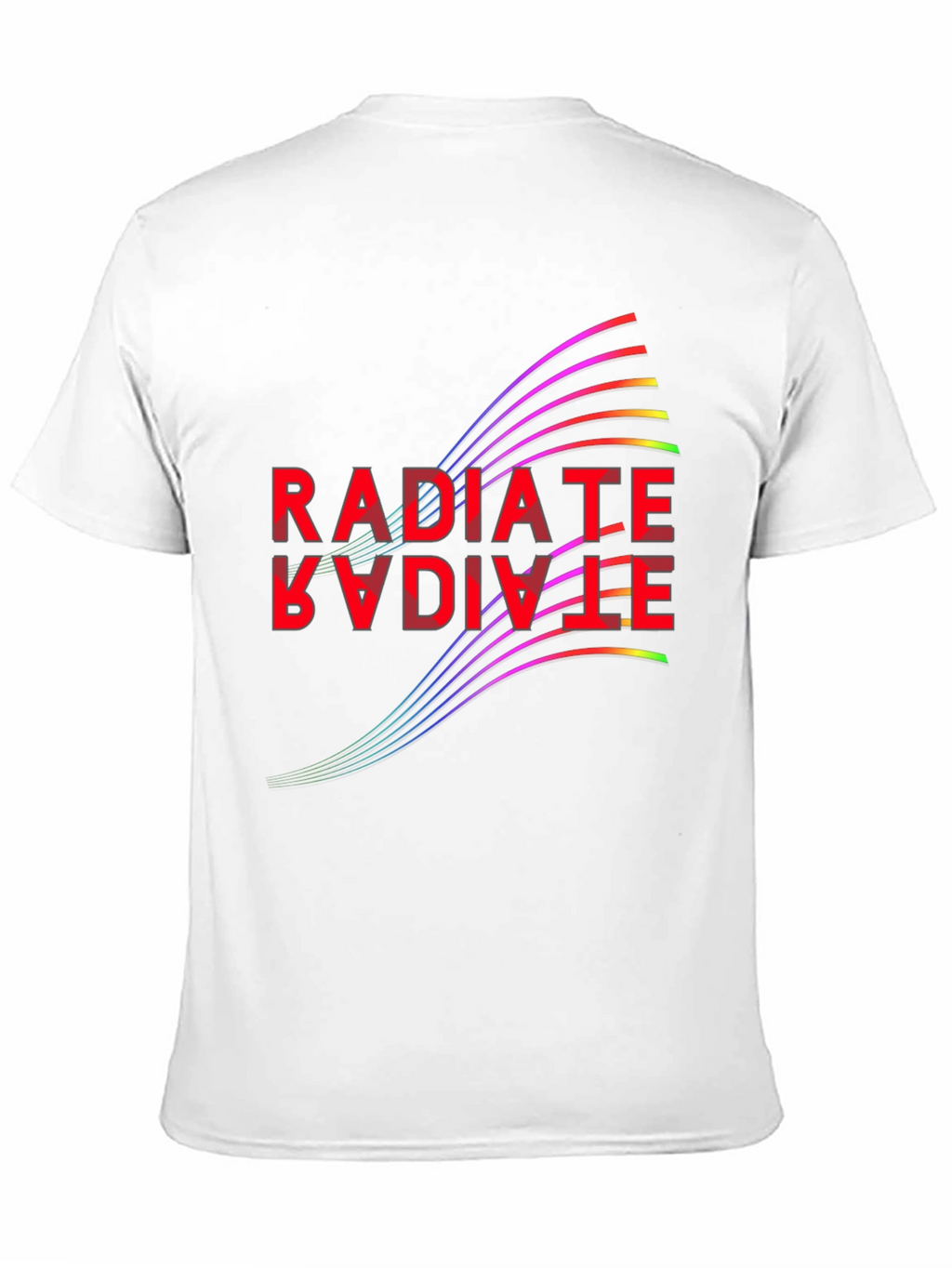 Radiate Positive Vibes Black Graphic Tee