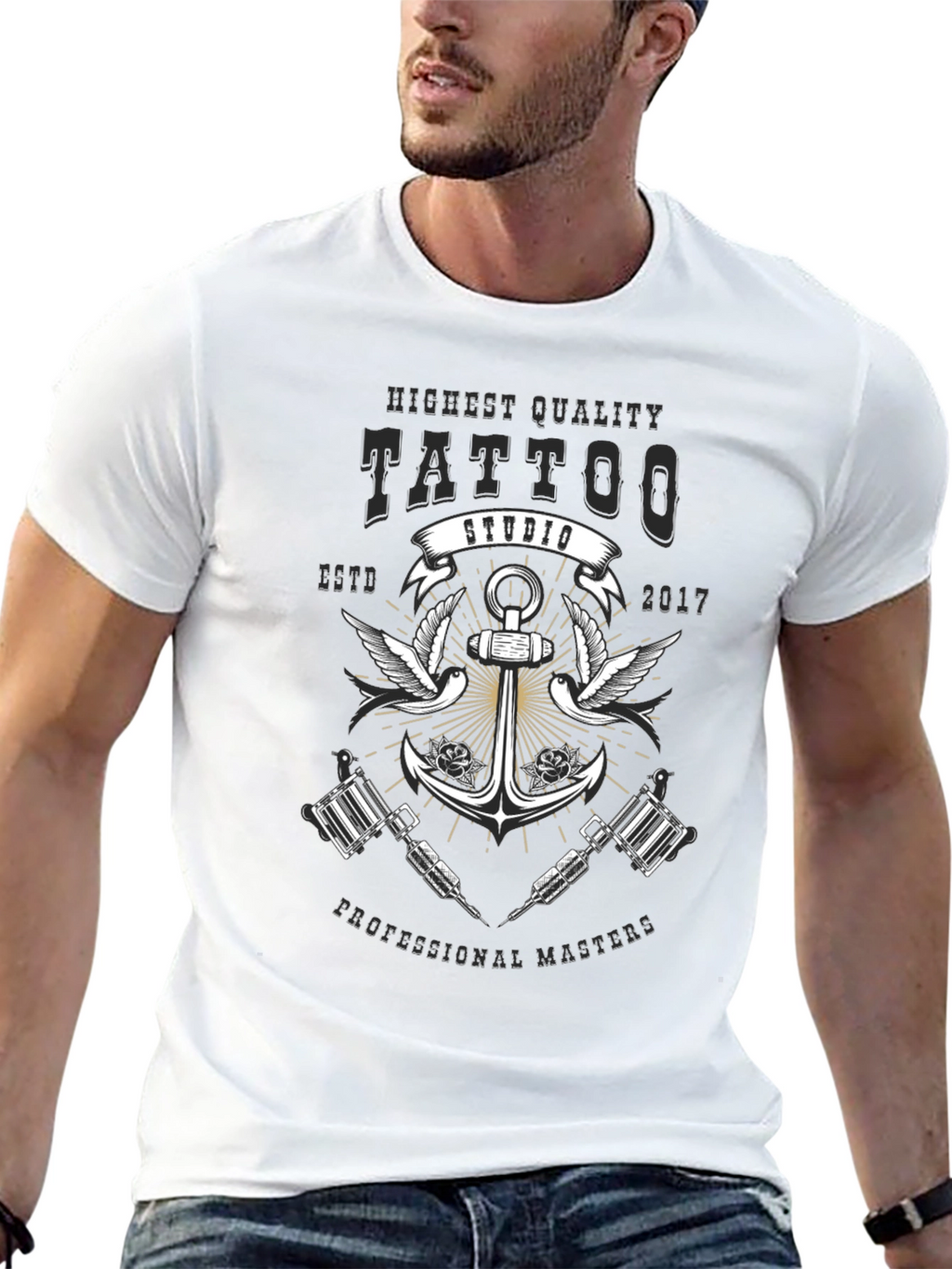 Tattoo Studio Graphic T-Shirt - Highest Quality Design