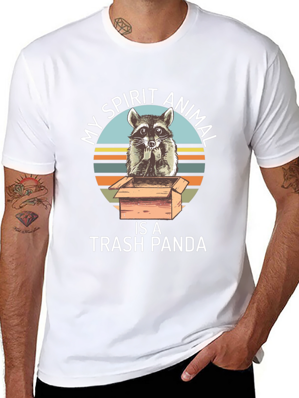 Trash Panda T-Shirt - My Spirit Animal Raccoon Tee
