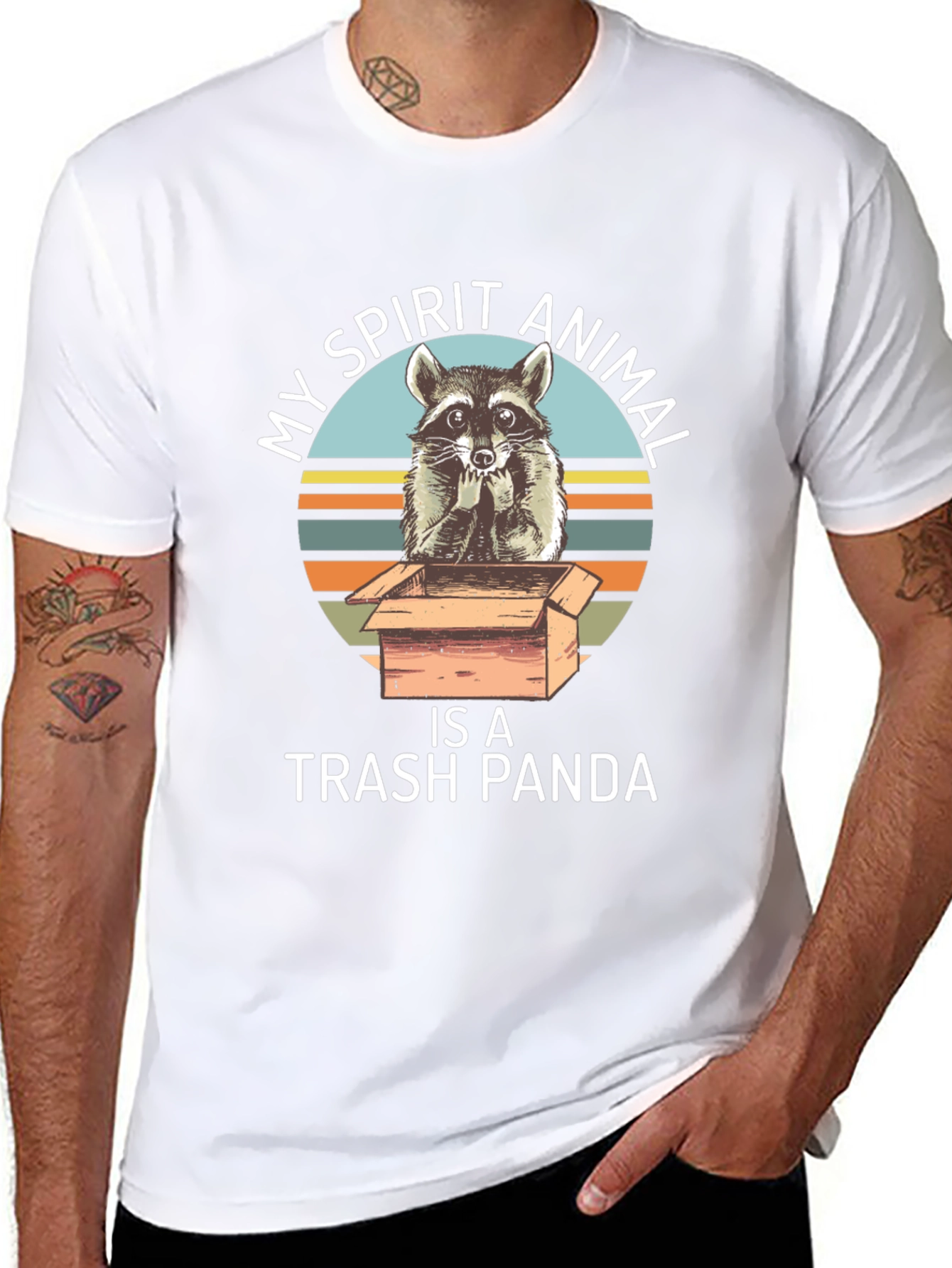 Trash Panda T-Shirt - My Spirit Animal Raccoon Tee