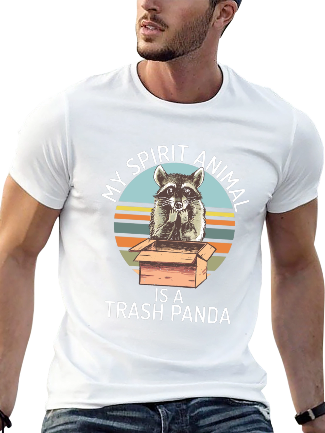 Trash Panda T-Shirt - My Spirit Animal Raccoon Tee