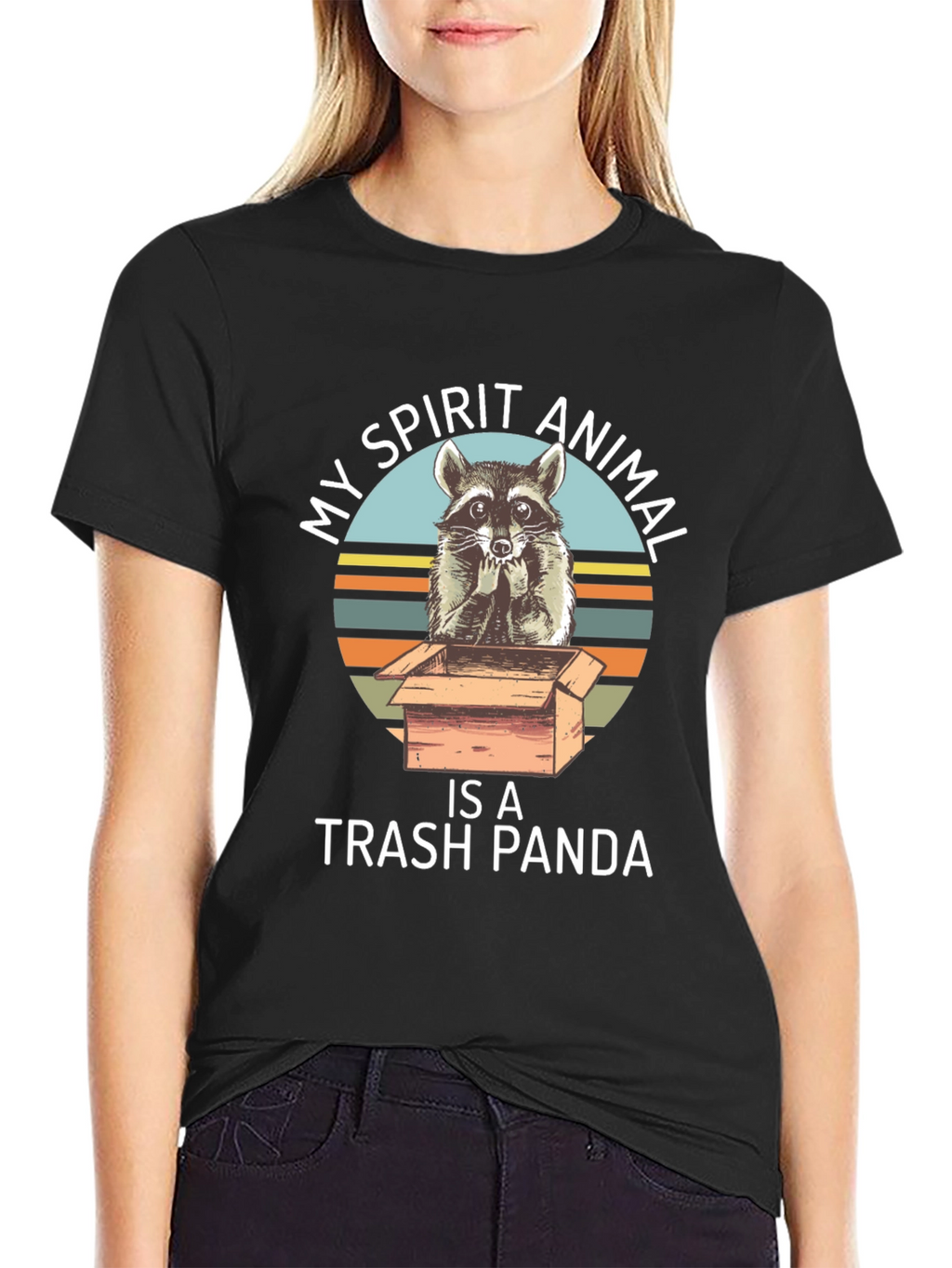 Trash Panda T-Shirt - My Spirit Animal Raccoon Tee